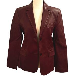 Theory  Stretch Lamb  Leather Blazer  Sz. 8